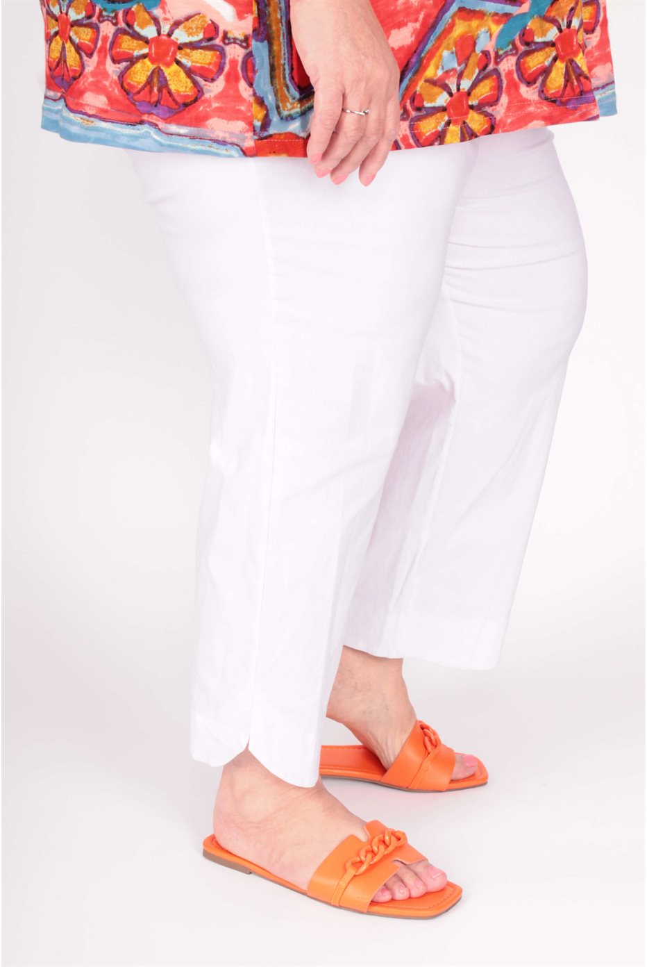 Pantalon Capri Blanc